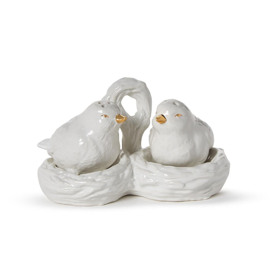 Bird Salt & Pepper Shakers with Nest - Perch