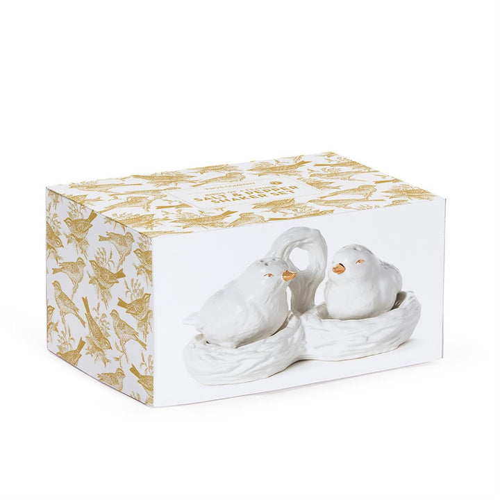 Bird Salt & Pepper Shakers with Nest - Perch