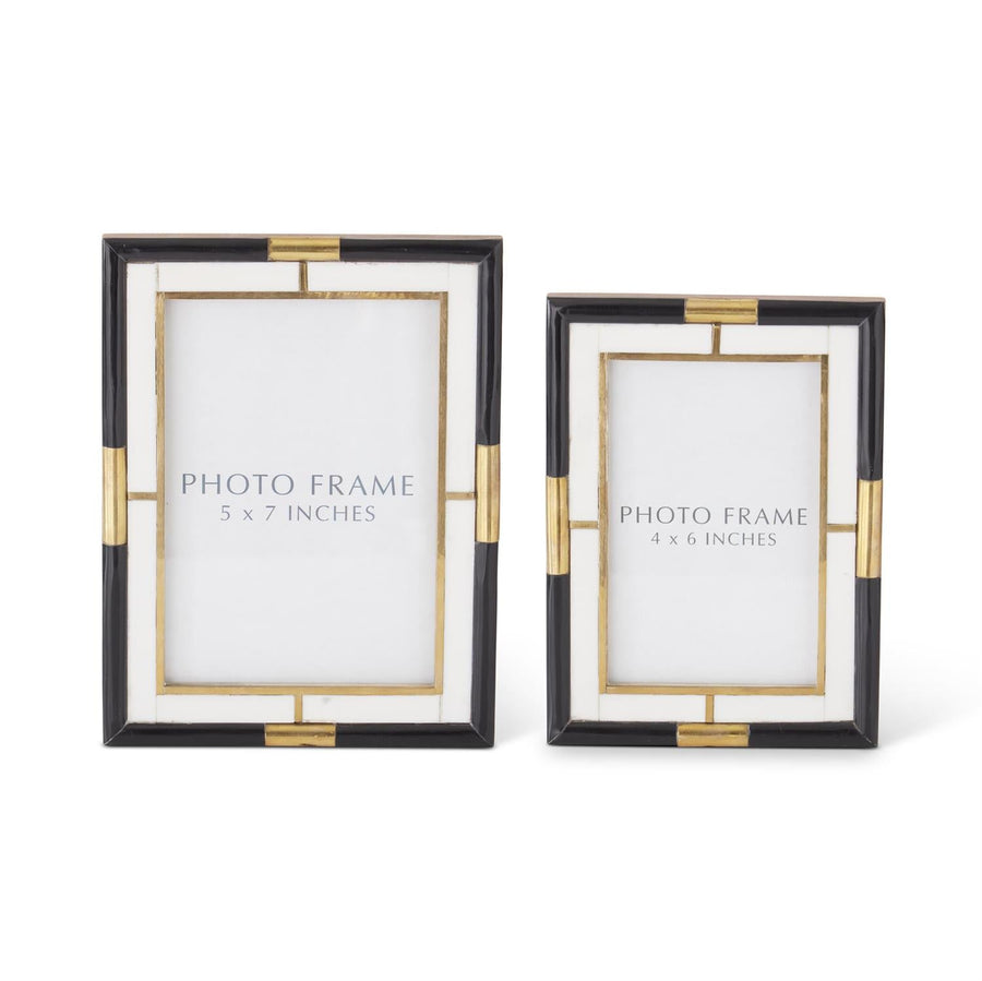 Black & Gold Tiled Photo Frames - #Perch#