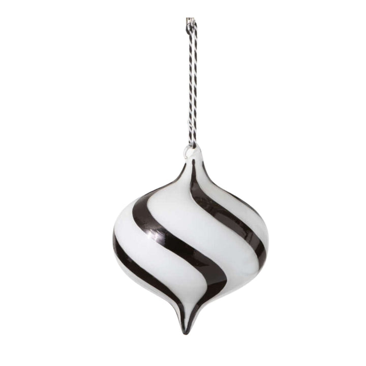 Black Striped Onion Ornament - #Perch#