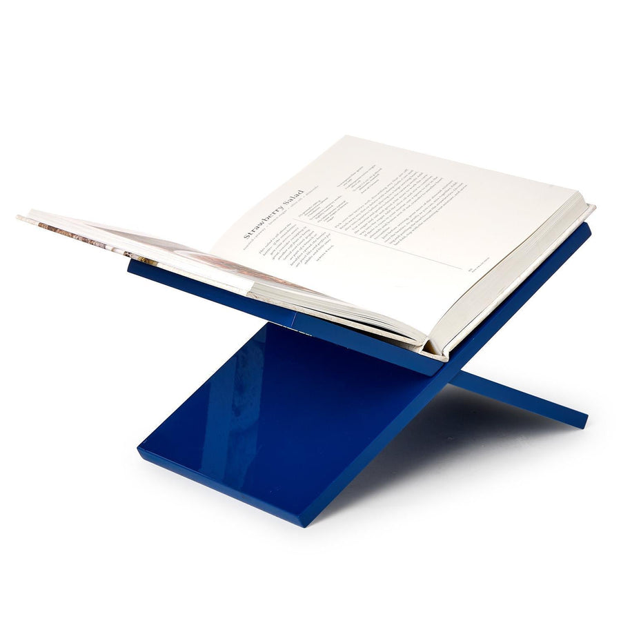 Blue Laquered Book Stand - Perch