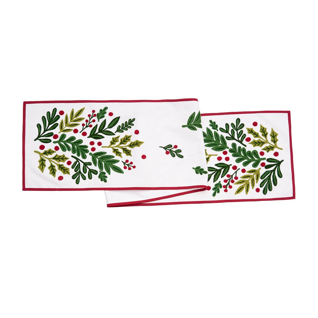 Botanical Christmas Runner - Perch