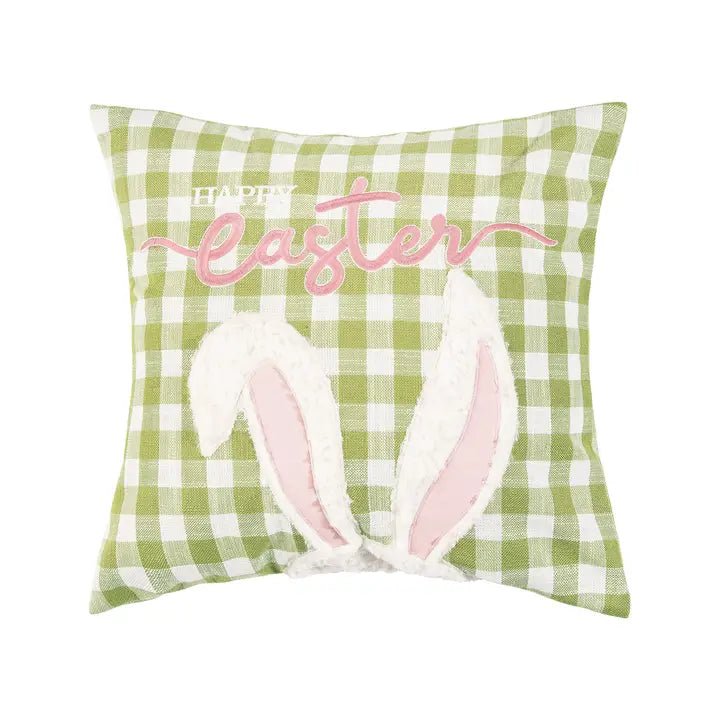 Bunny Ears Throw Pillow - #Perch#