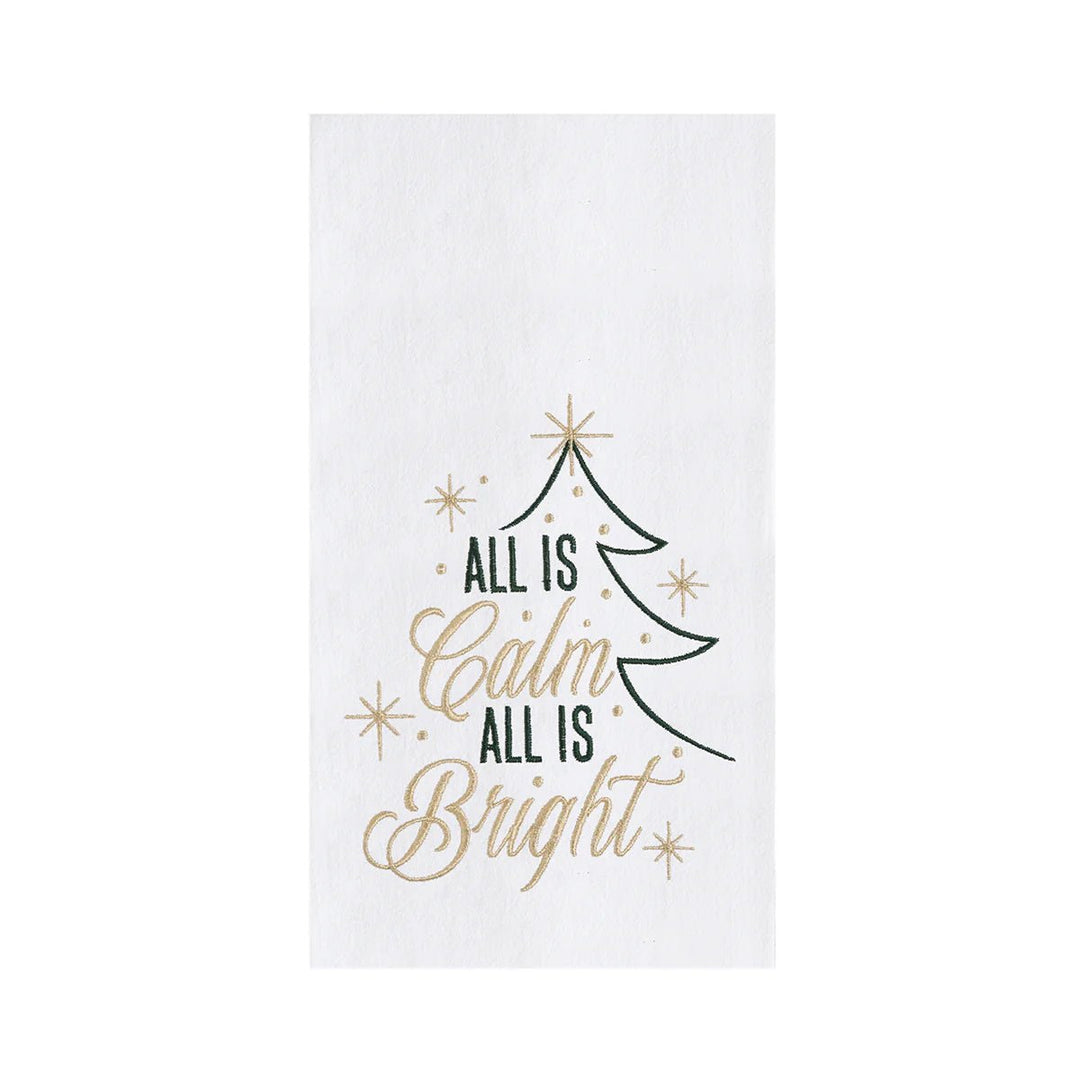 Calm & Bright Christmas Tree Kitchen Towel - Perch