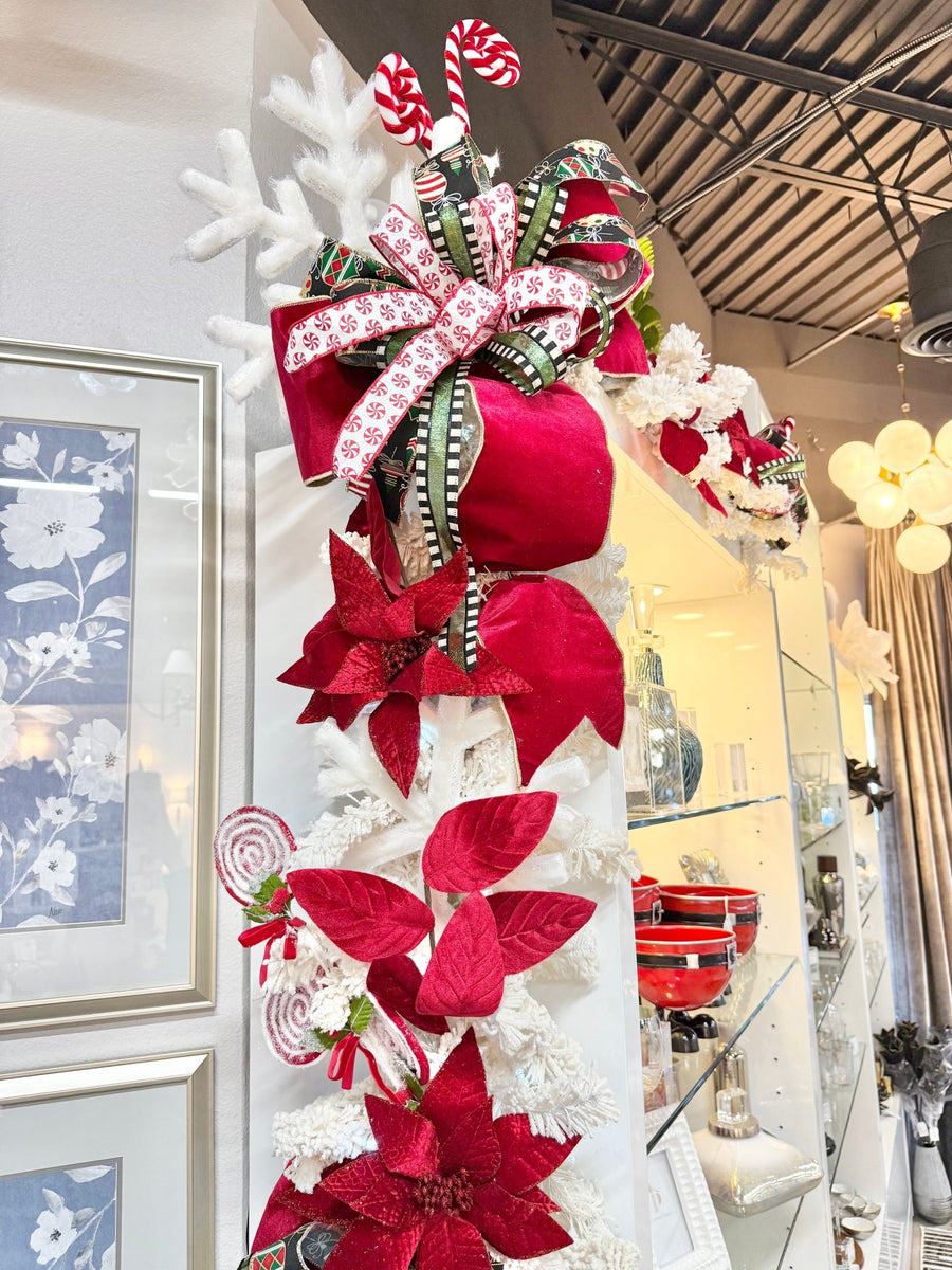 Candy Cane + Snowflake Garland - Perch
