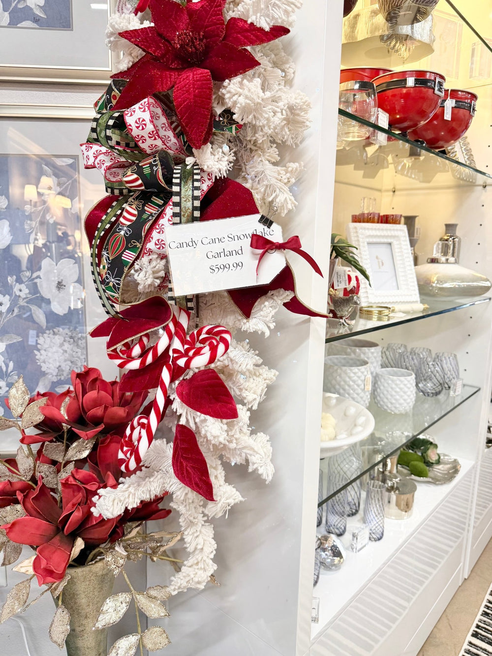 Candy Cane + Snowflake Garland - Perch