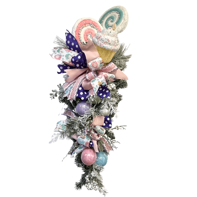 Candy Christmas Swag - Perch