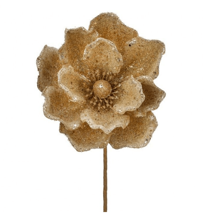 Champagne Gold Magnolia Stem - Perch