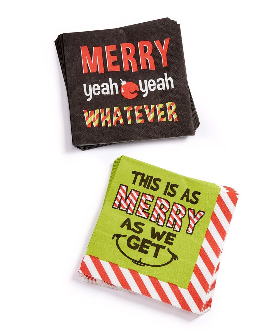 Christmas Cocktail Napkins - #Perch#