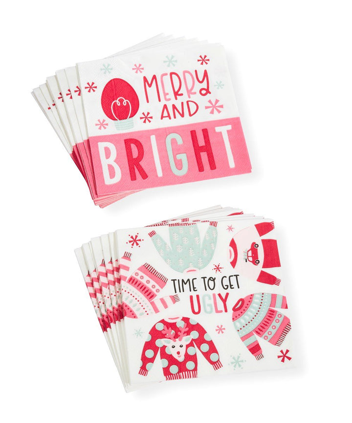 Christmas Cocktail Napkins - #Perch#