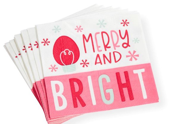 Christmas Cocktail Napkins - #Perch#