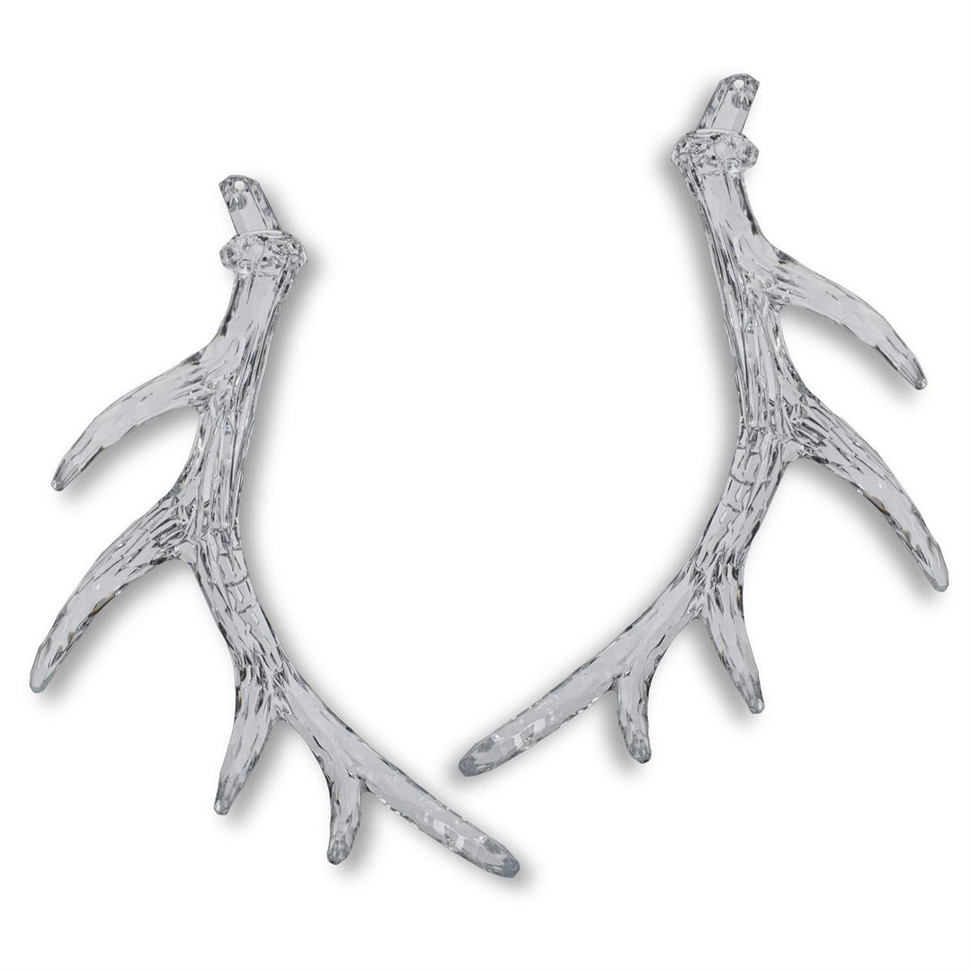 Clear Acrylic Antler Ornaments - Set of 2 - #Perch#