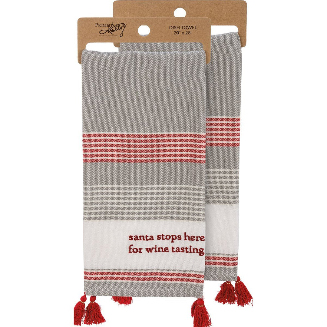 Cocktail Christmas Tea Towels - #Perch#