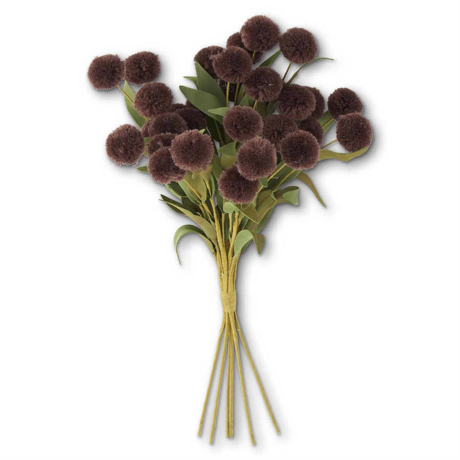 Dark Brown Pompom Bundle - Perch