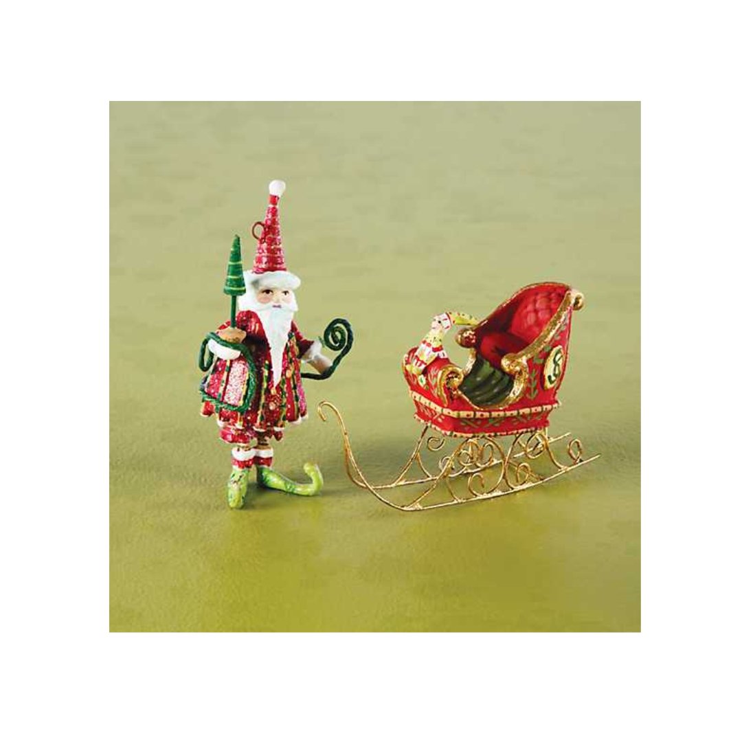 Dash Away Mini Santa & Sleigh - #Perch#