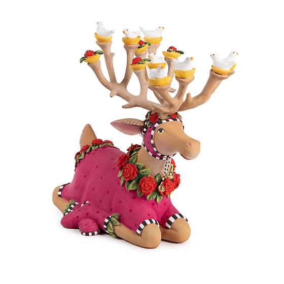 Dash Away Sitting Reindeer Figurines - #Perch#