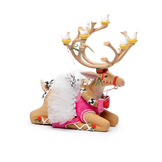 Dash Away Sitting Reindeer Figurines - #Perch#