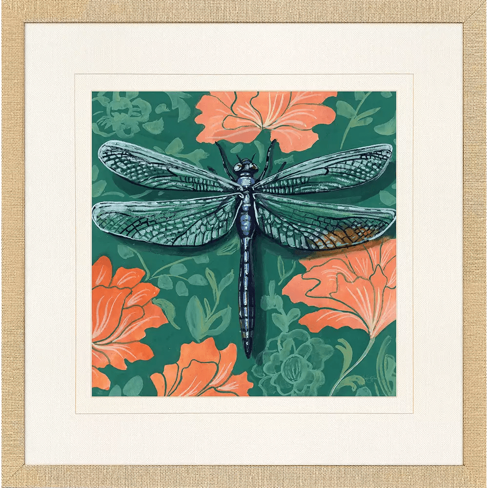 Dragonfly on Wall - Perch
