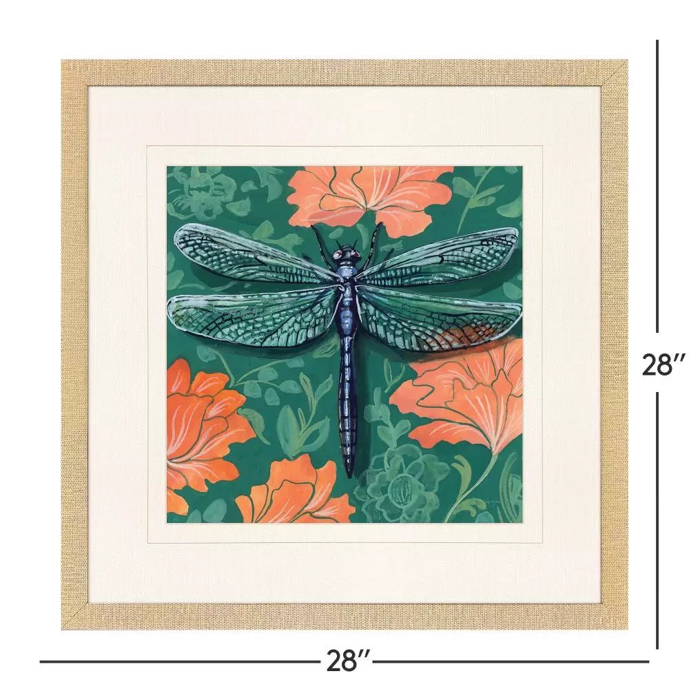 Dragonfly on Wall - Perch
