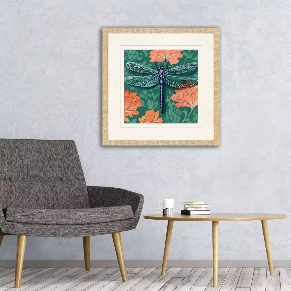 Dragonfly on Wall - Perch