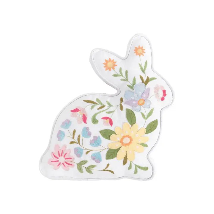 Easter Floral Bunny Throw Pillow - Perch