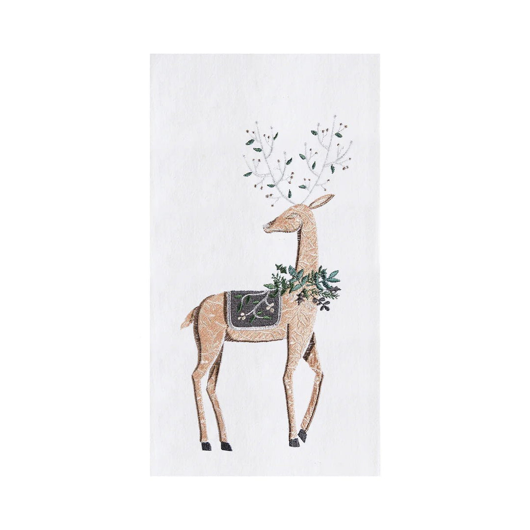 Emerald Reindeer Kitchen Towel - Perch