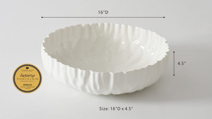 Extra Large Shallow Bowl - #Perch#