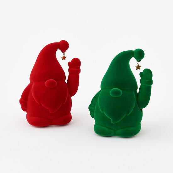 Flocked Waving Gnome - #Perch#