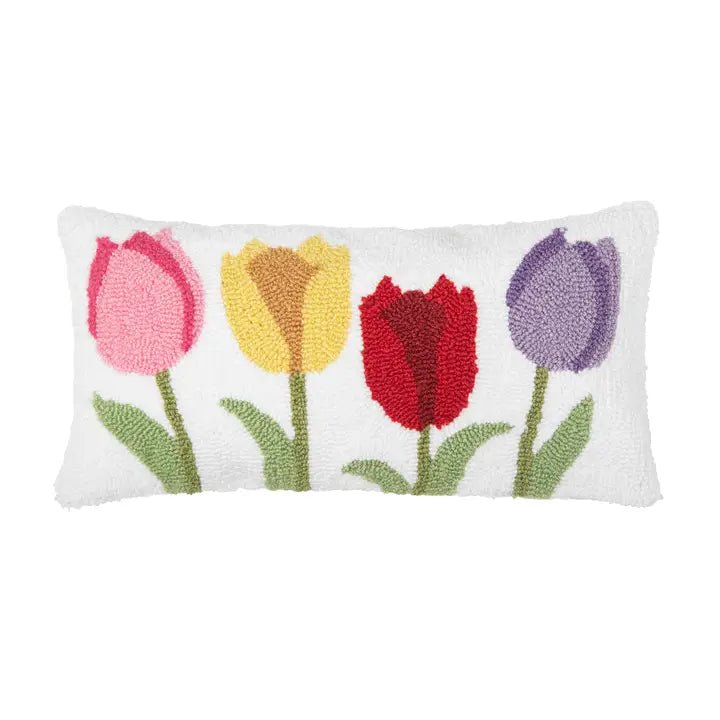 Flower Garden Throw Pillow - #Perch#