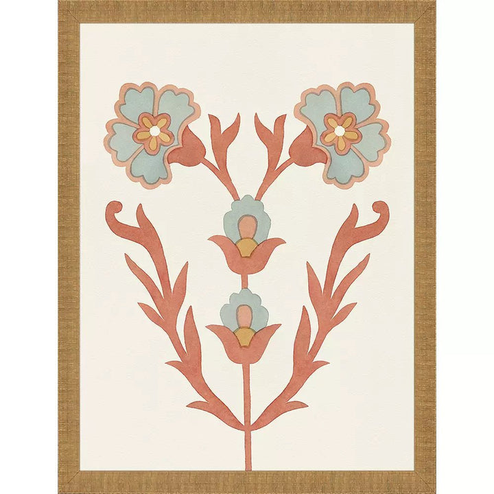 Folk Flourish - Set of 4 - Perch