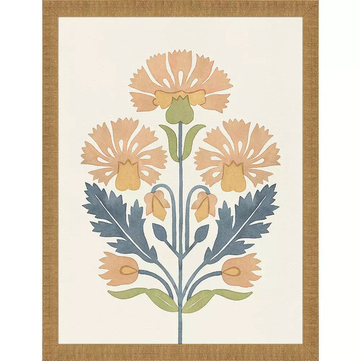 Folk Flourish - Set of 4 - Perch