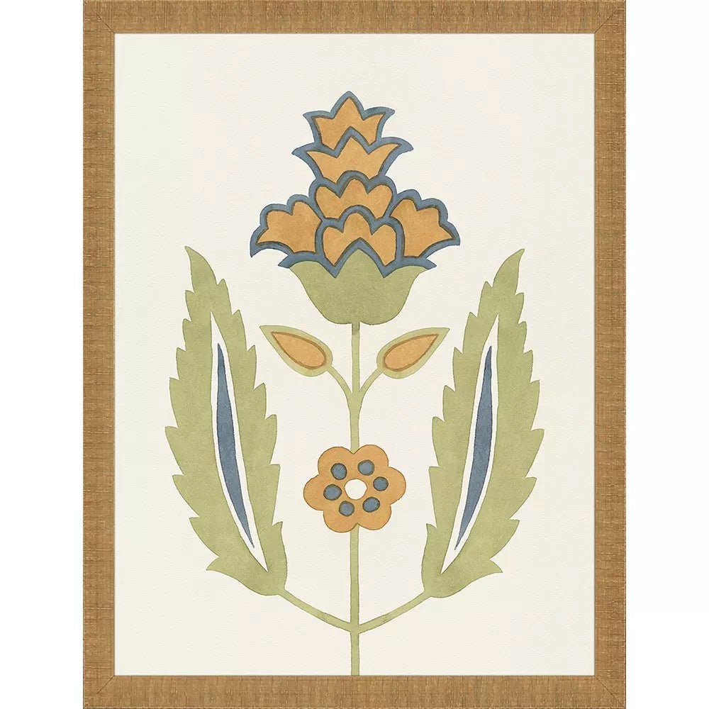 Folk Flourish - Set of 4 - Perch