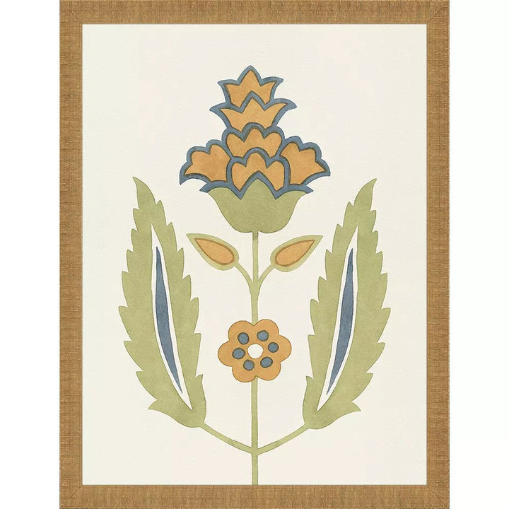 Folk Flourish - Set of 4 - Perch