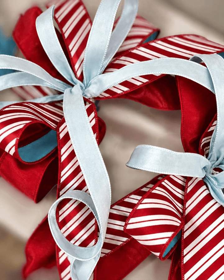Frosted Candy Cane Bow Bundle - #Perch#