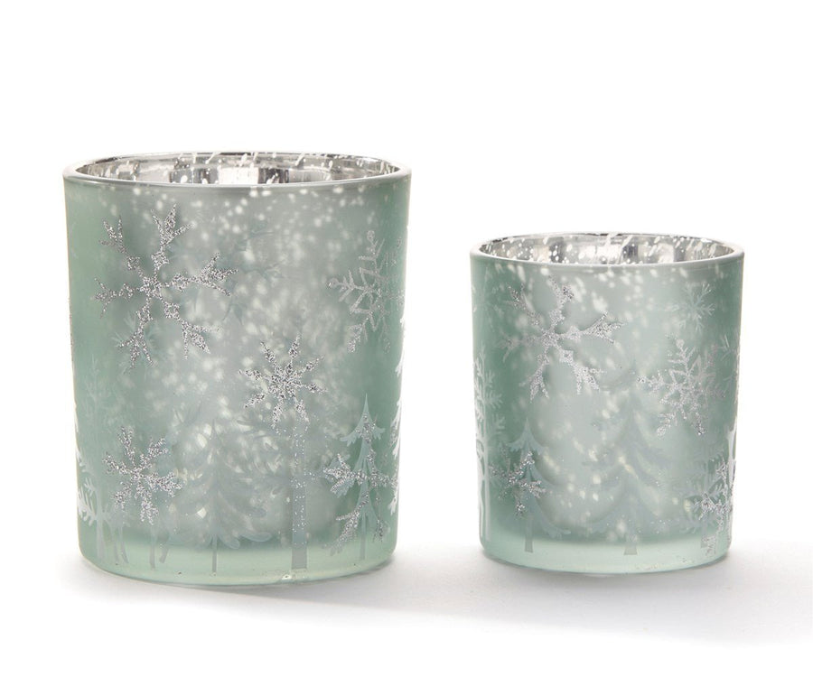 Frosted Votive Holder - Set Of 2 - #Perch#