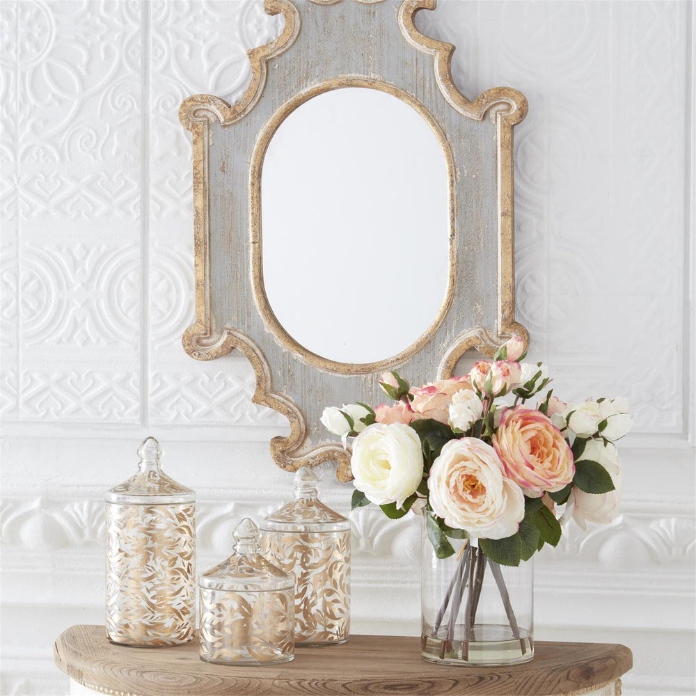 Glass Gold Leaf Containers - Set of 3 - Perch