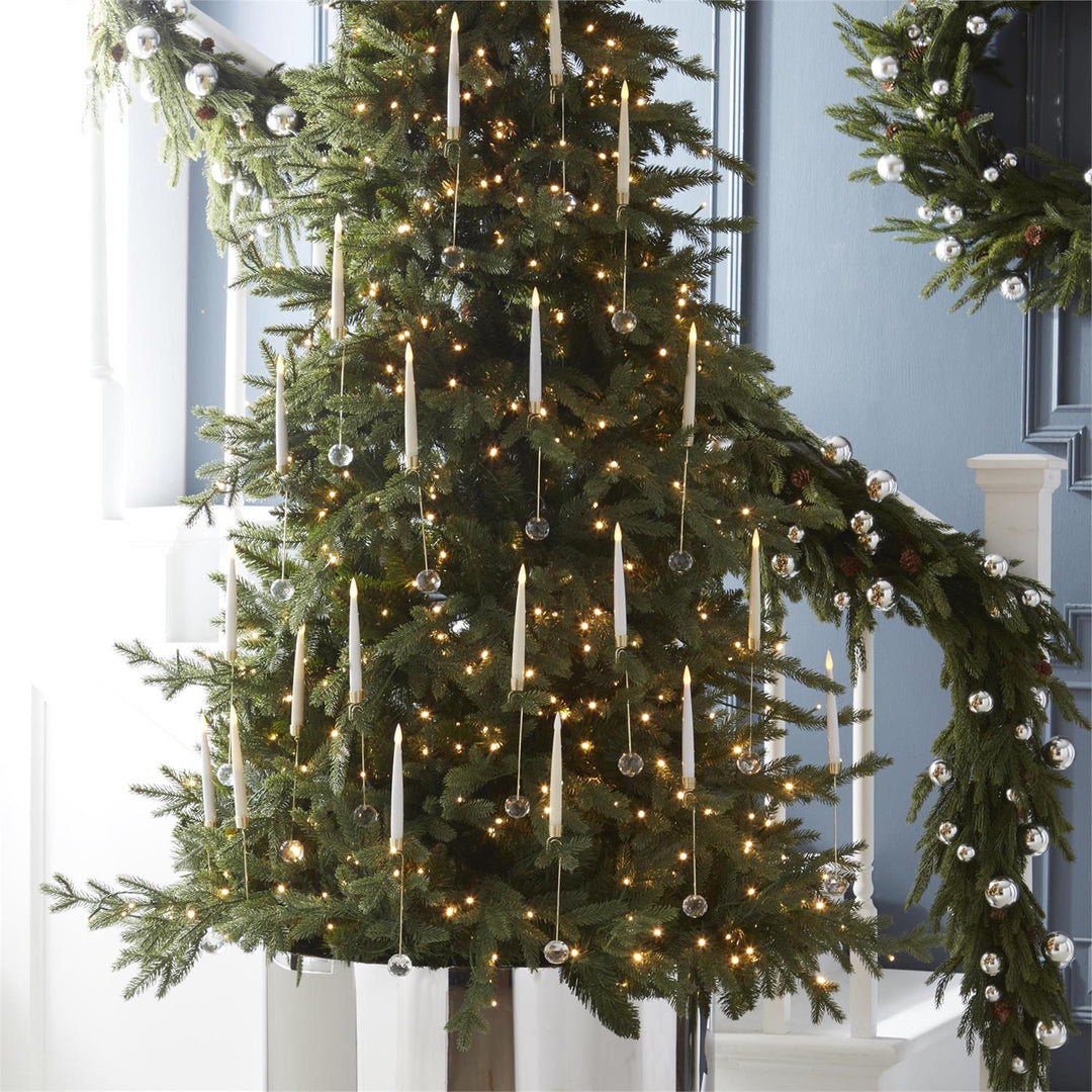 Glass Pendant Hanging Candle Ornaments - Set of 6 - Perch