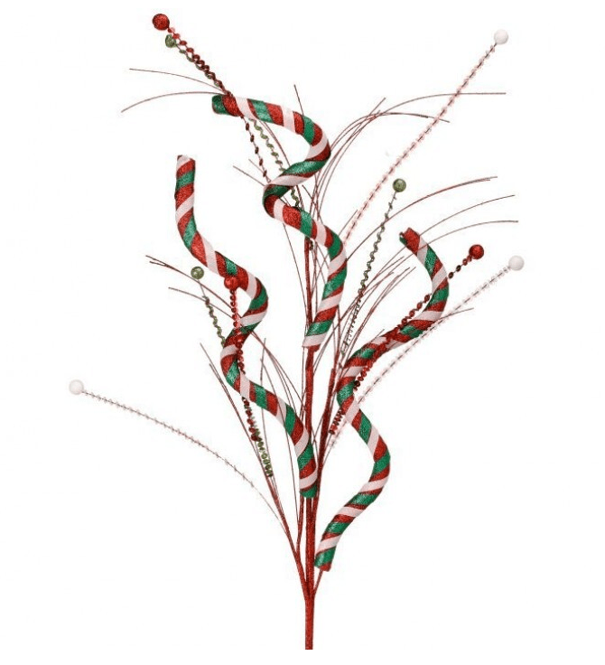 Glitter Candy Cane Spray - Perch