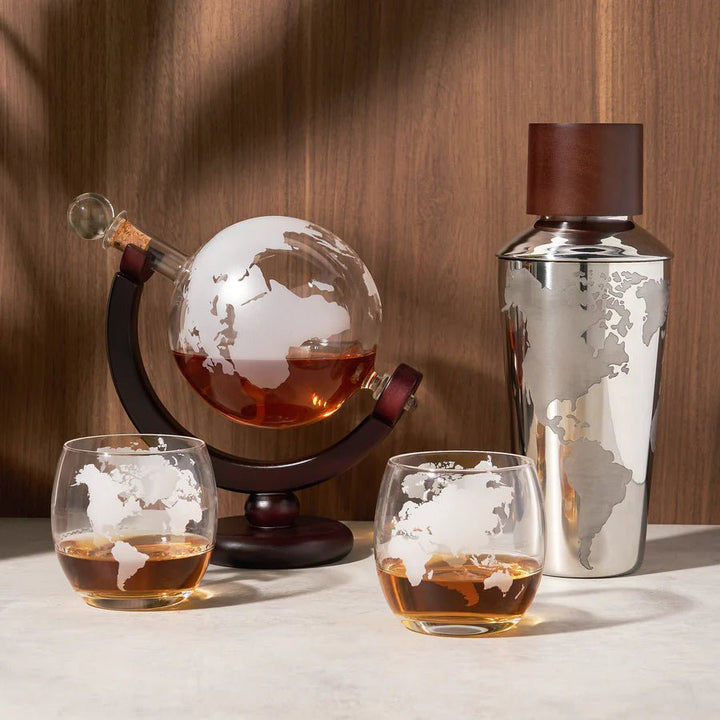 Globe Cocktail Shaker in Stainless Steel - Perch