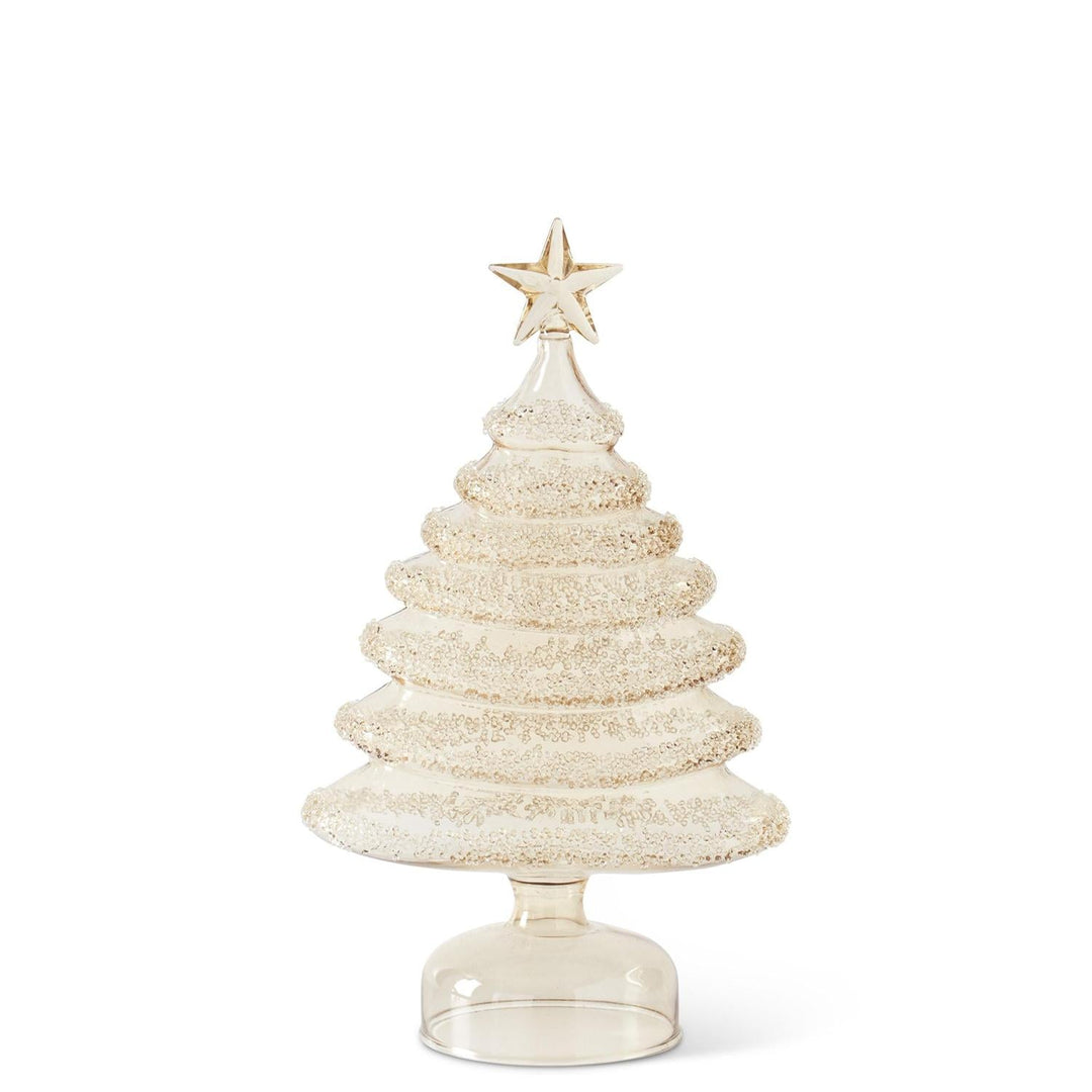 Gold Glass Layered Christmas Trees - #Perch#