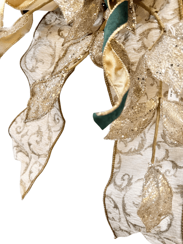 Gold Leaf + Green Wreath - Perch