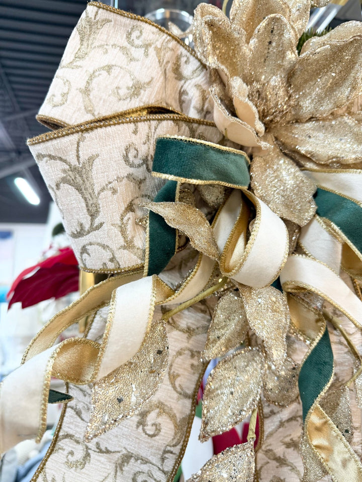 Gold Leaf + Green Wreath - Perch