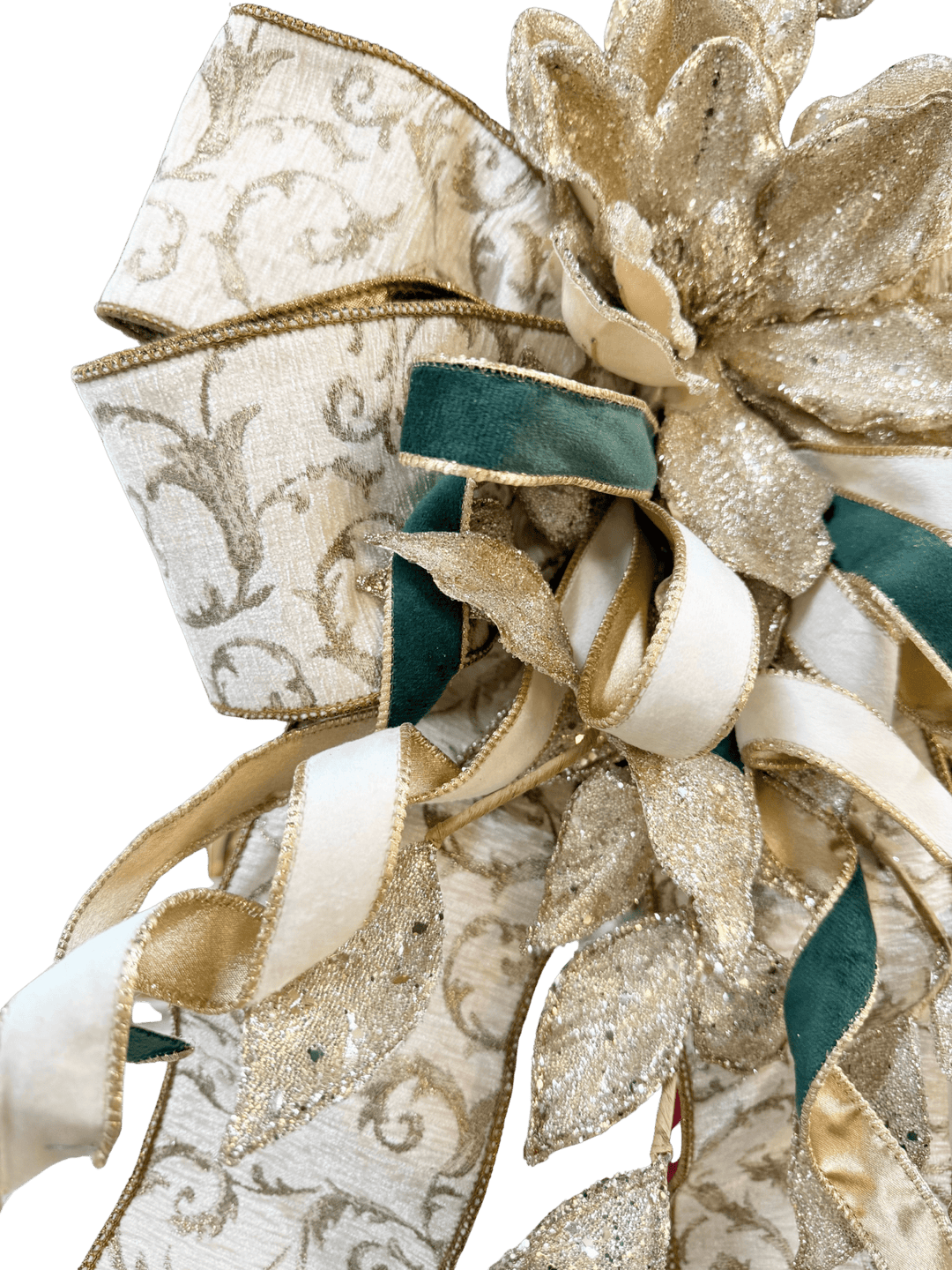 Gold Leaf + Green Wreath - Perch