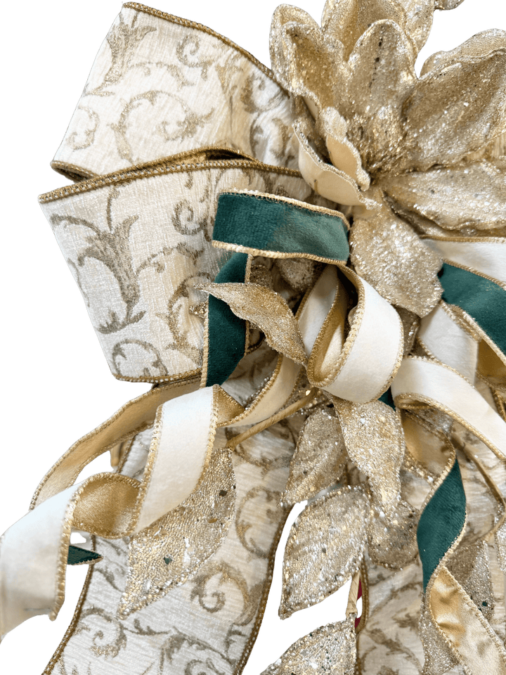 Gold Leaf + Green Wreath - Perch