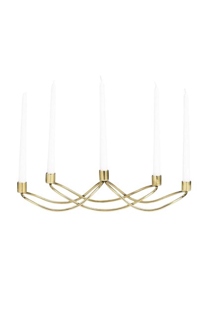 Gold Metal Candelabra - #Perch#