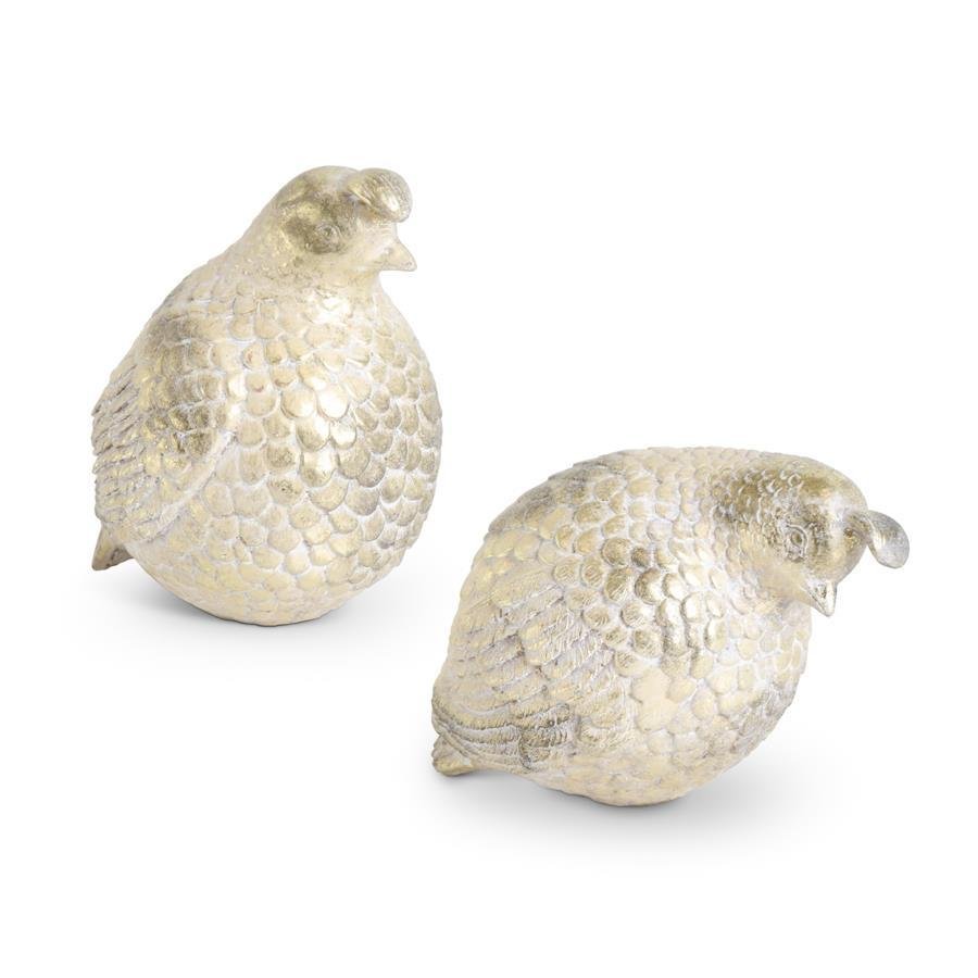 Gold Resin Partridge - #Perch#