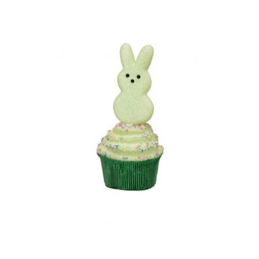 Green Bunny Peep Cupcake - Perch