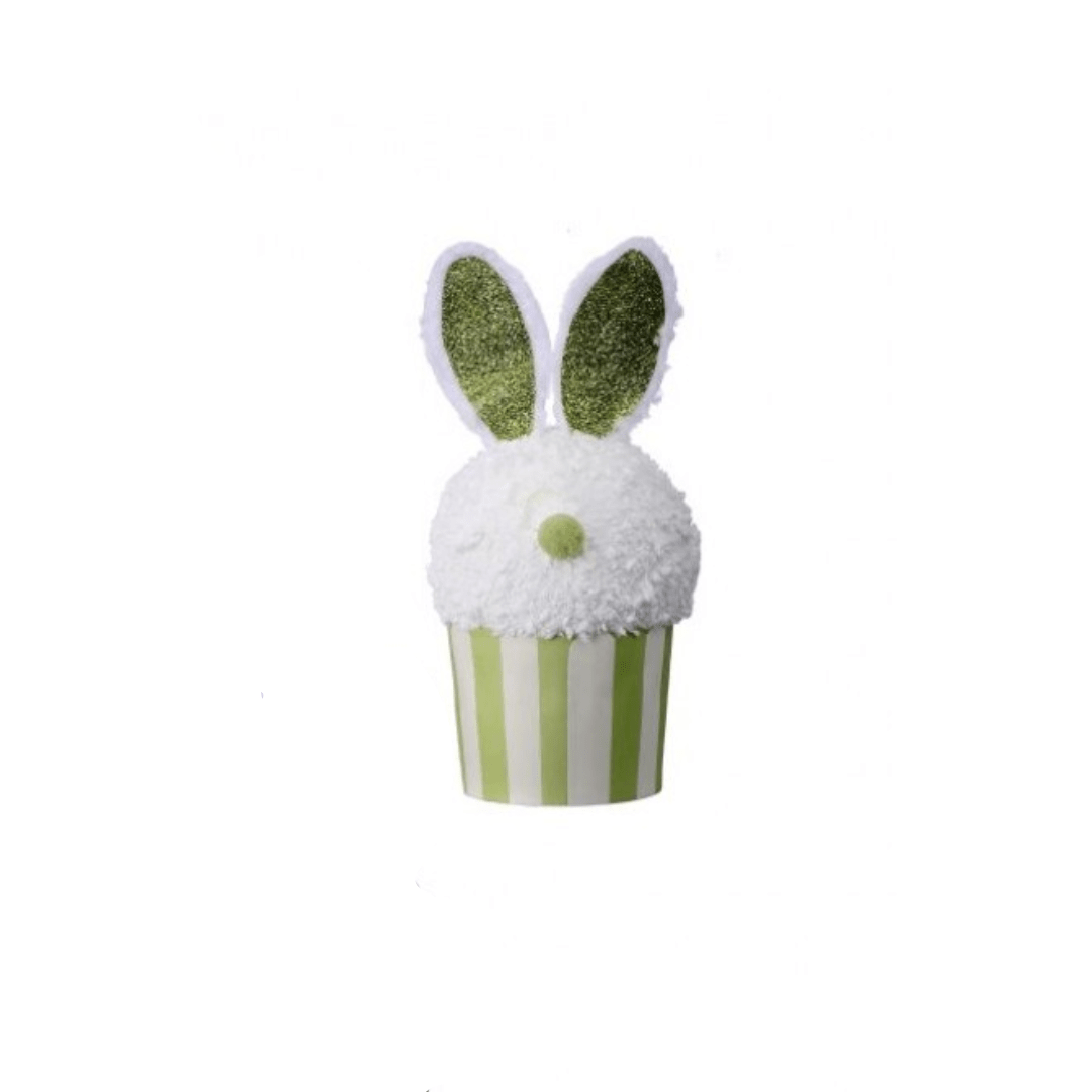 Green Vintage Easter Cupcake - Perch