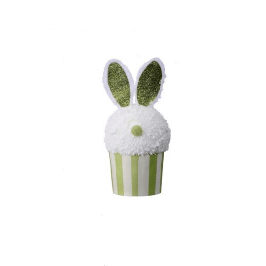 Green Vintage Easter Cupcake - Perch