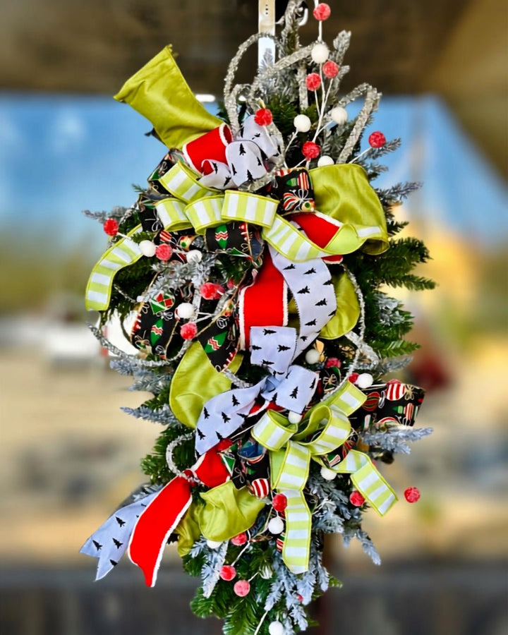 Grinchy Glam Teardrop - Perch